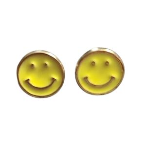 💥4 for $20💥Smiley Face Earrings Yellow